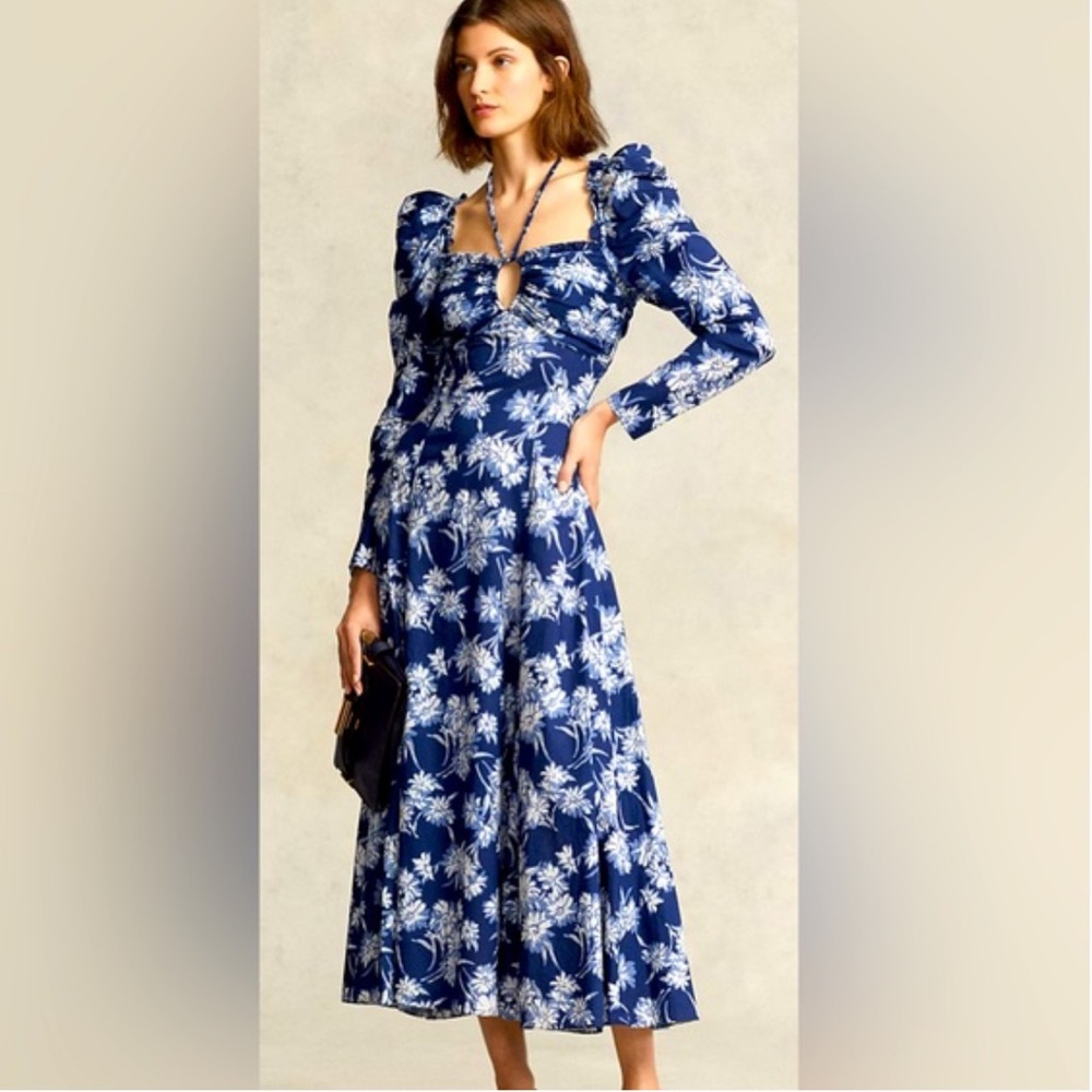 POLO Ralph Lauren Floral Halter-Tie Dress bloom dress - Picture 1 of 3